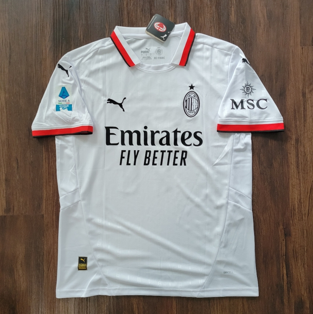 Christian Pulisic AC Milan New Men's Italy Seria A Puma Away Soccer Jersey